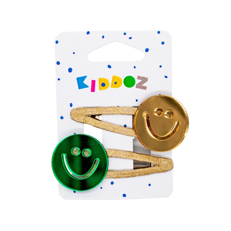 Happy Metallic Hairclips